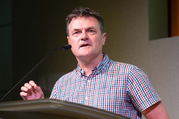 DAUK GP co-lead Dr Steve Taylor speaking at the DAUK conference