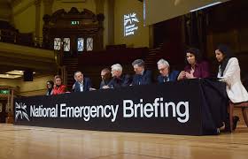 The National Emergency Briefing event held at Westminster